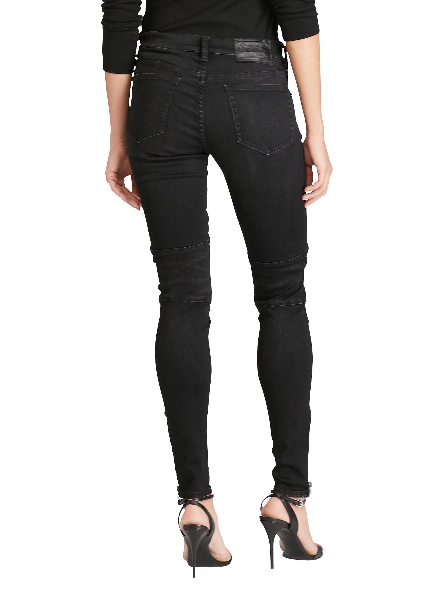 ralph lauren black skinny jeans