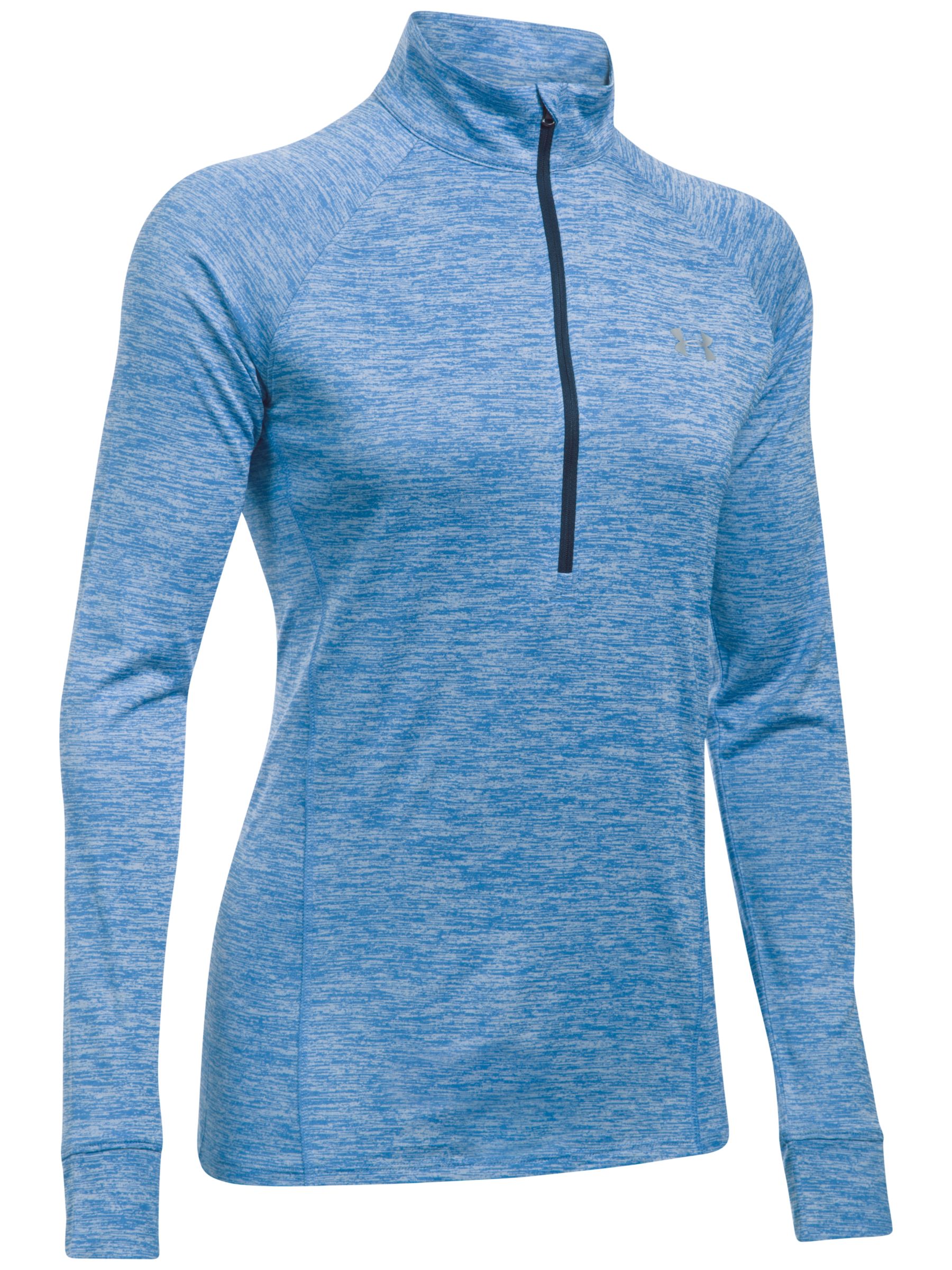 Download Under Armour Tech 1/2 Zip Twist Long Sleeve Top, Blue at ...