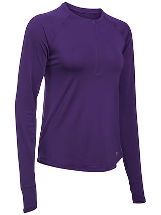 Under Armour Fly By Half Zip Long Sleeve Training T-Shirt