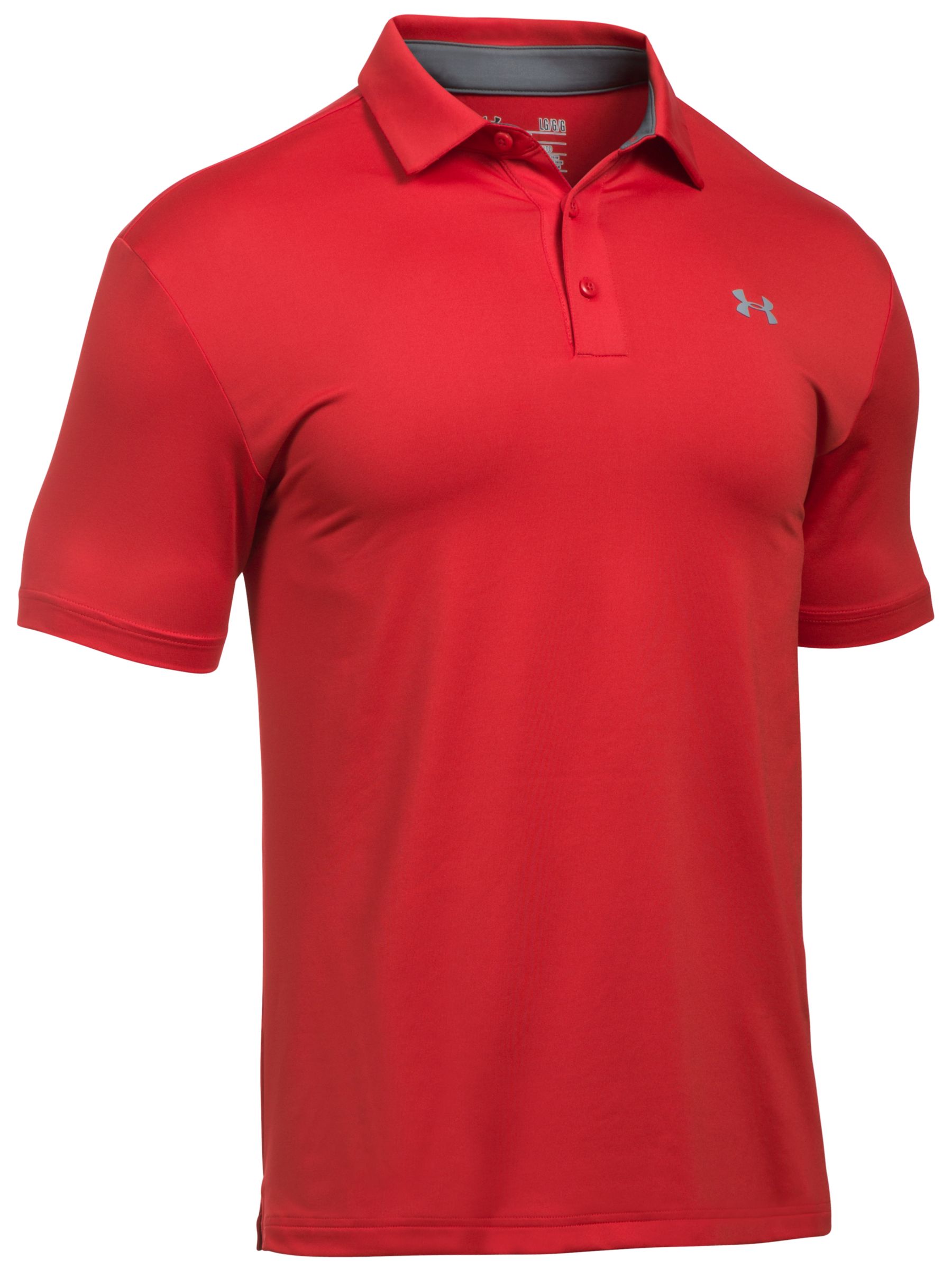 red under armour golf shirt