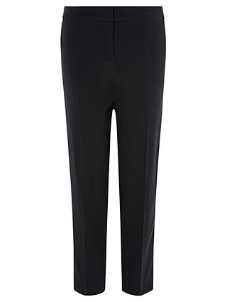 Karen Millen Velvet Detail Suit Trousers, Black