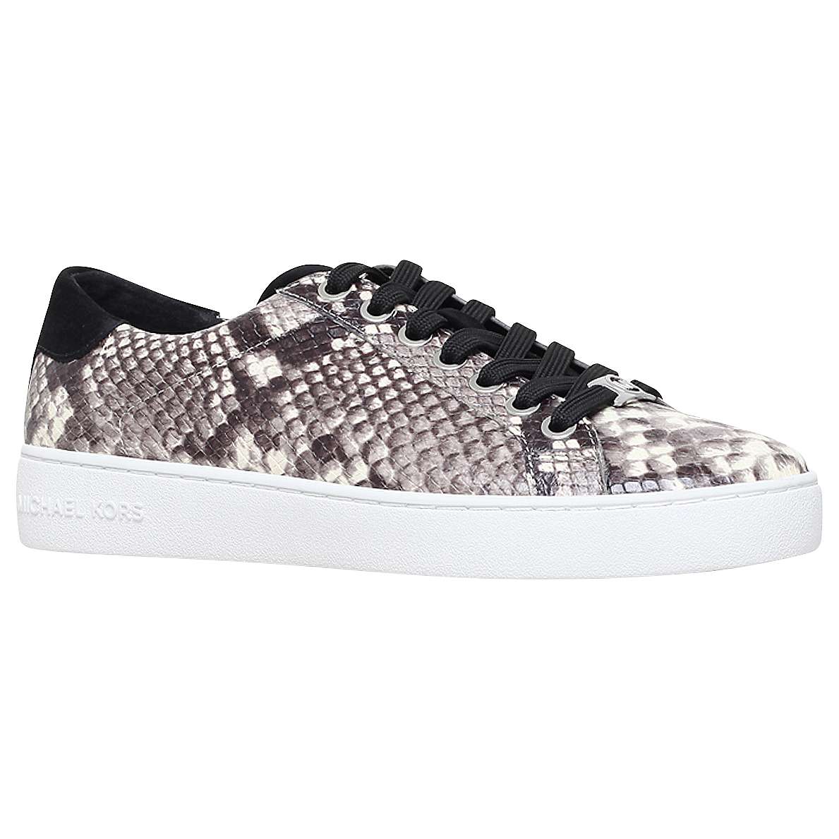 Buy MICHAEL Michael Kors Irving Lace Up Trainers, Grey Online at johnlewis.com