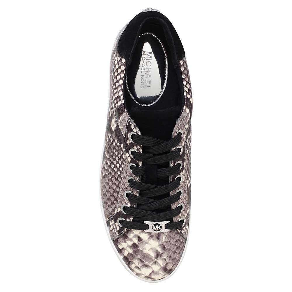 Buy MICHAEL Michael Kors Irving Lace Up Trainers, Grey Online at johnlewis.com