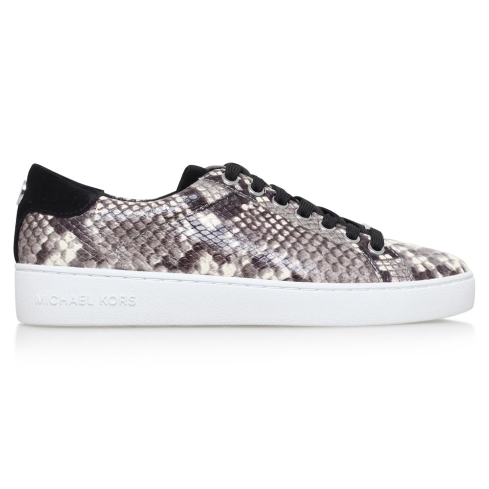 MICHAEL Michael Kors Irving Lace Up Trainers, Grey at John Lewis & Partners