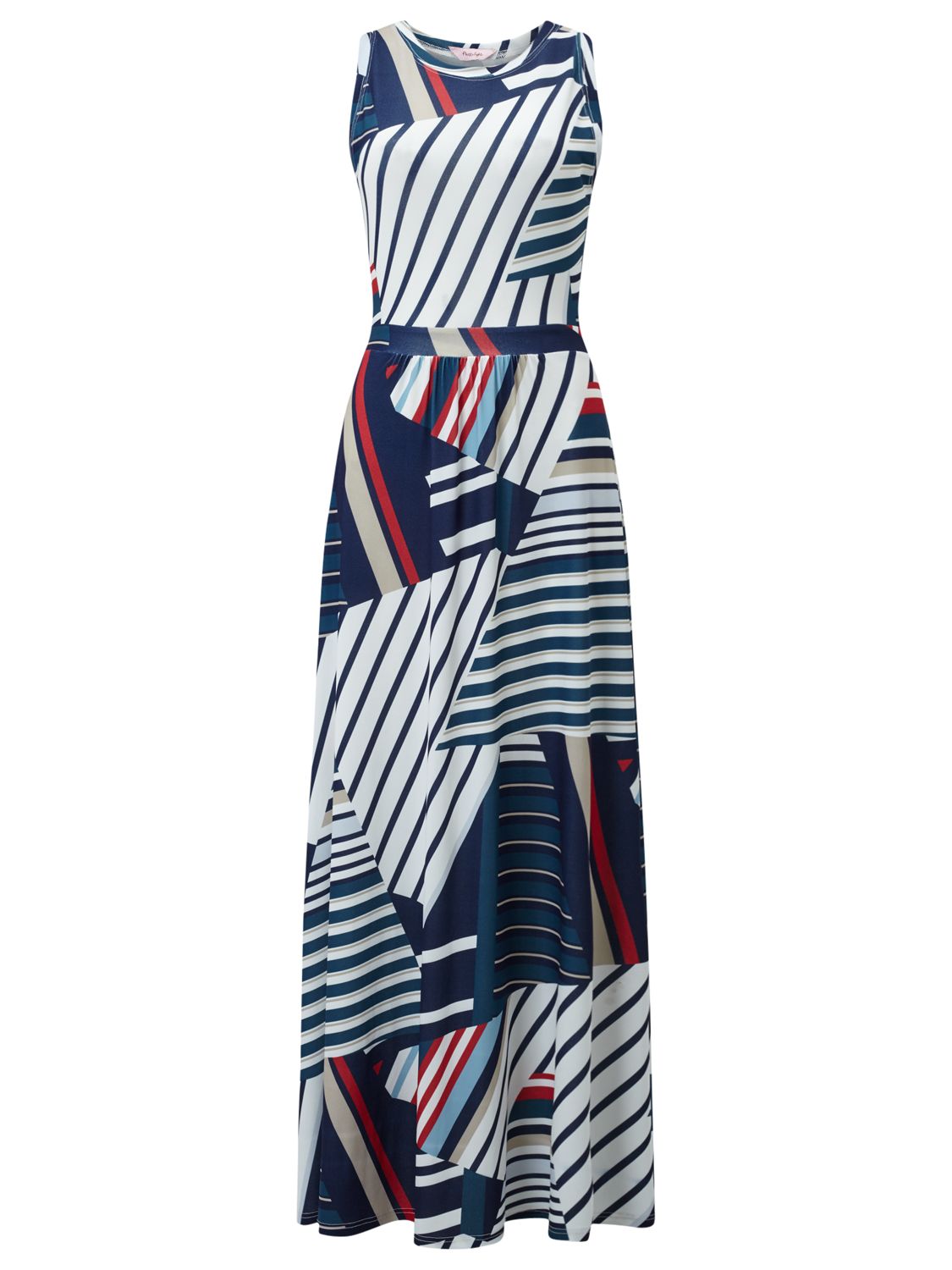 Phase Eight Natalie Stripe Maxi Dress, Multi at John Lewis & Partners
