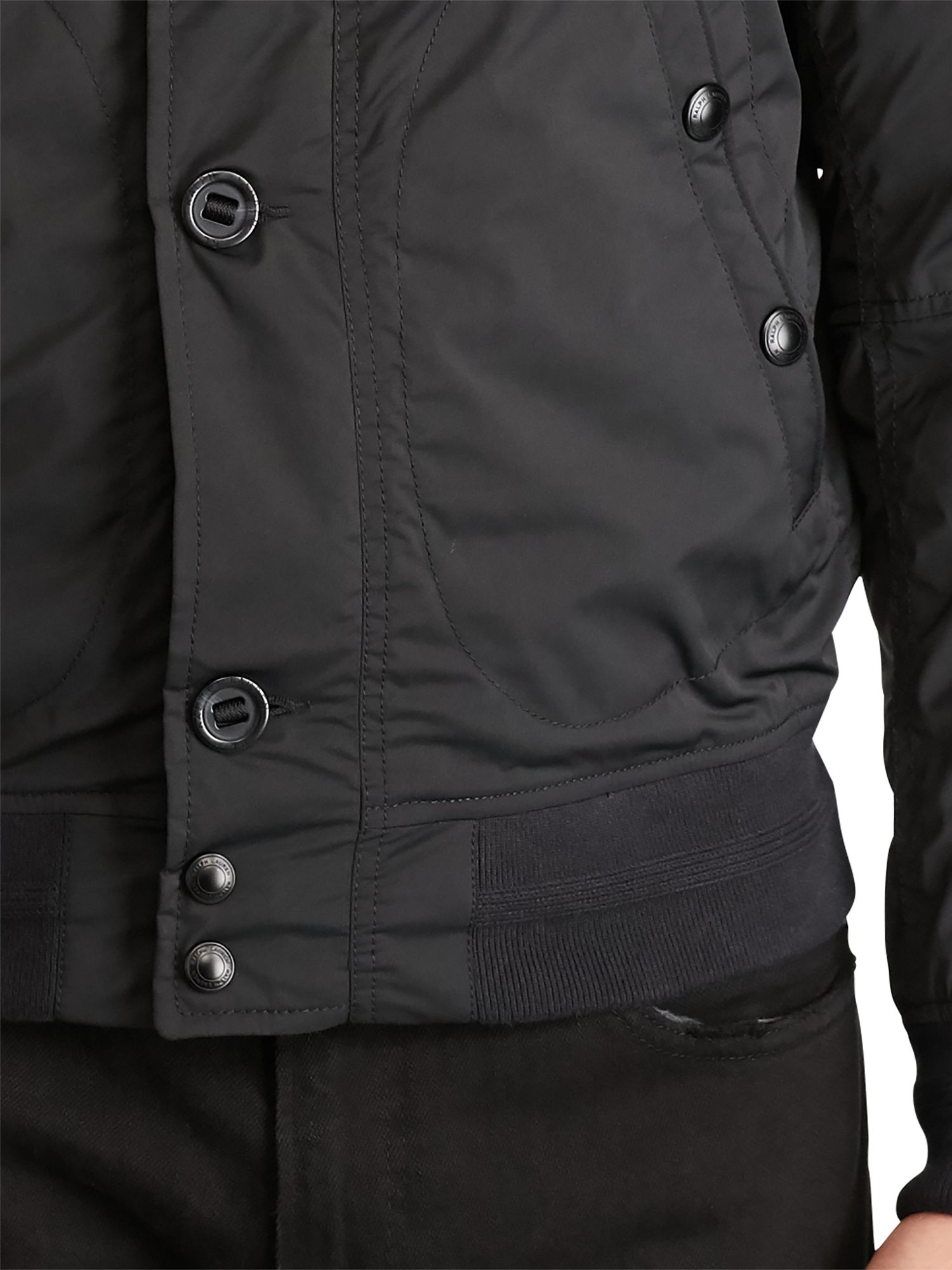 polo ralph lauren harrington jacket in black