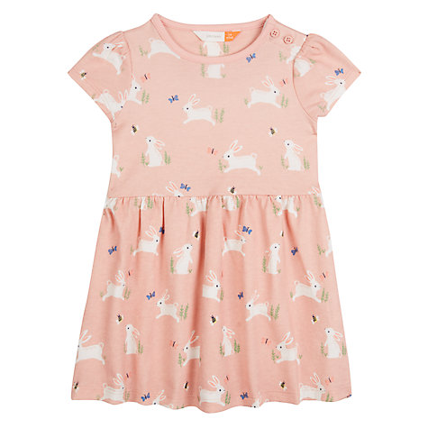 Buy John Lewis Baby Bunny Dress, Pink | John Lewis