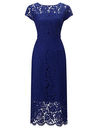 John Lewis & Partners Short Sleeve Lace Dress