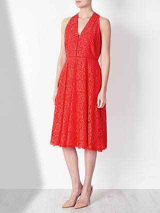 John Lewis & Partners Fit And Flare Lace Dress