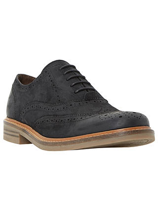 Dune Brindle Burnished Detail Leather Brogues