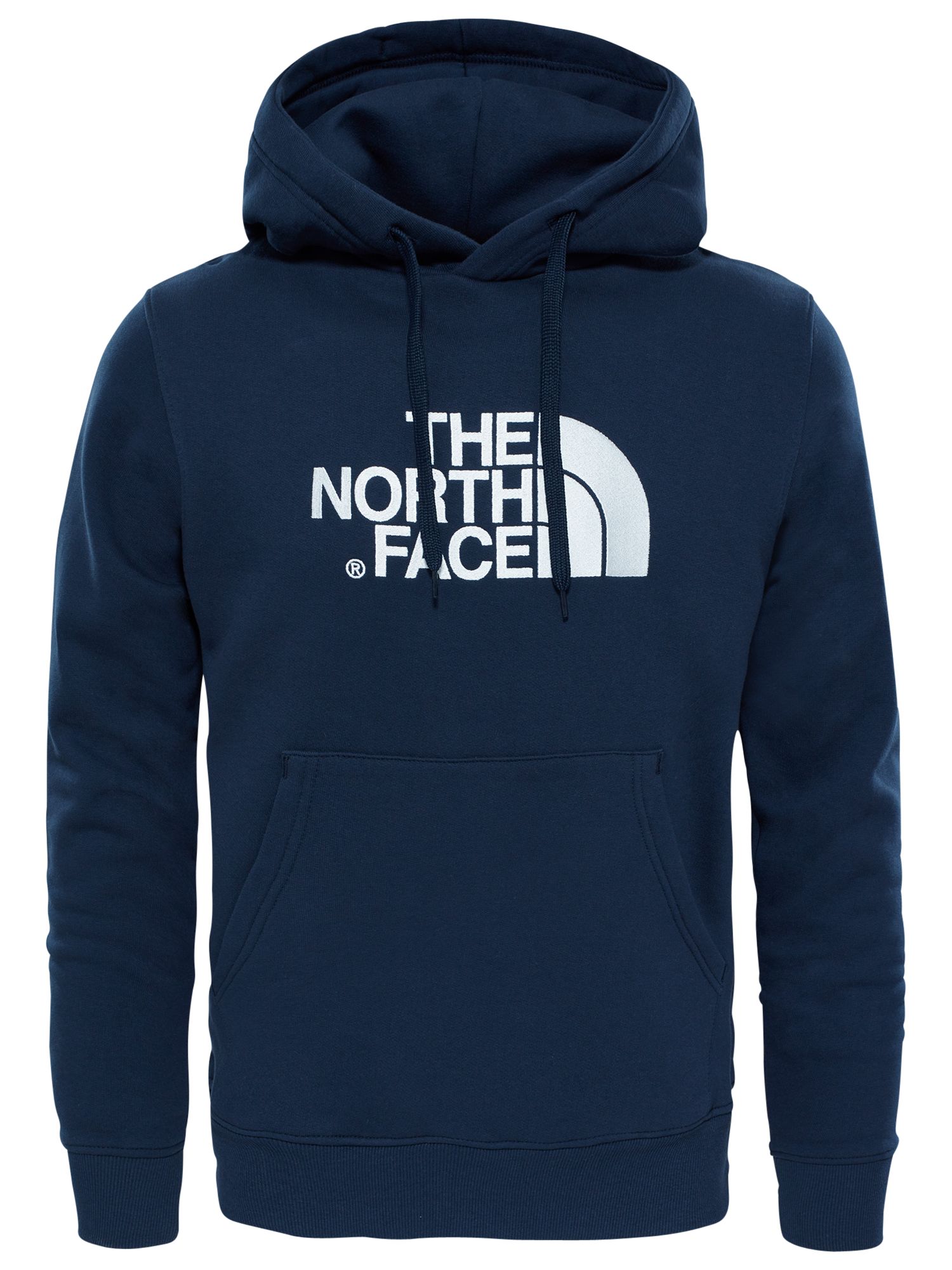 navy blue north face hoodie