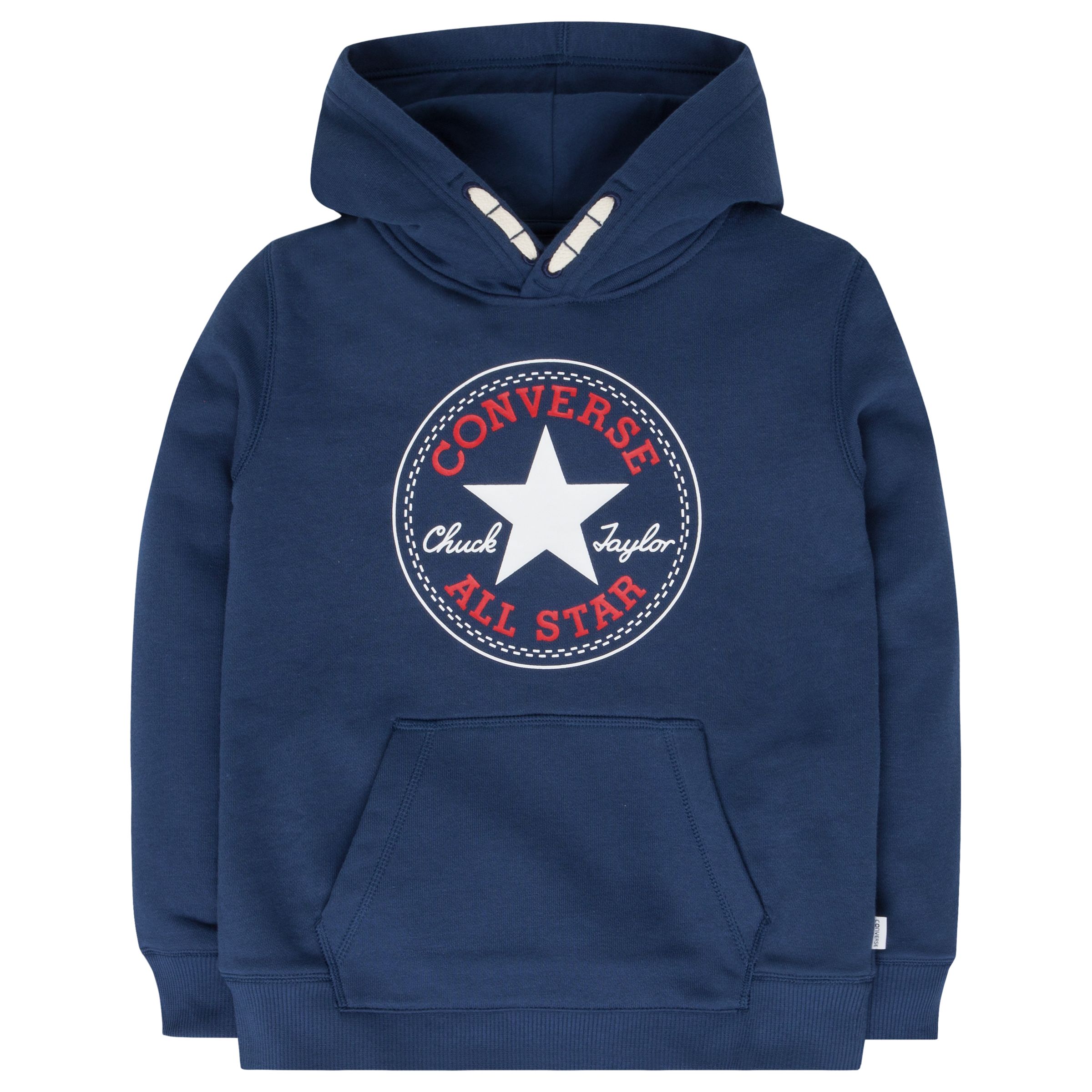 navy converse hoodie