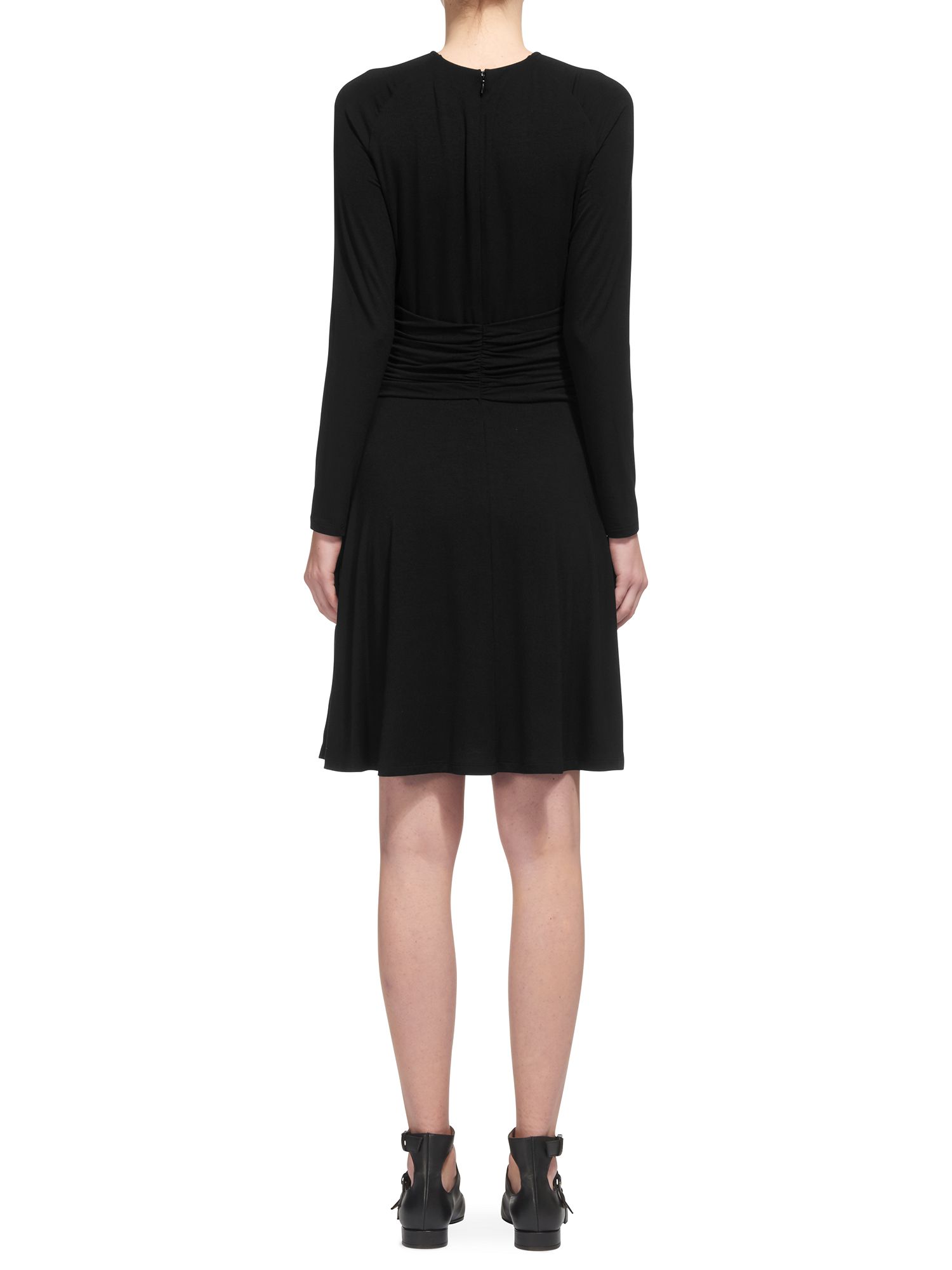 Whistles Celestine Plain Jersey Dress, Black