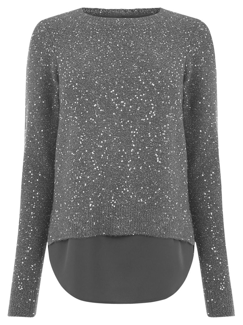 sequin knit top