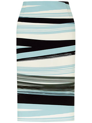 Fenn Wright Manson Petite Madrid Skirt, Blue Stripe