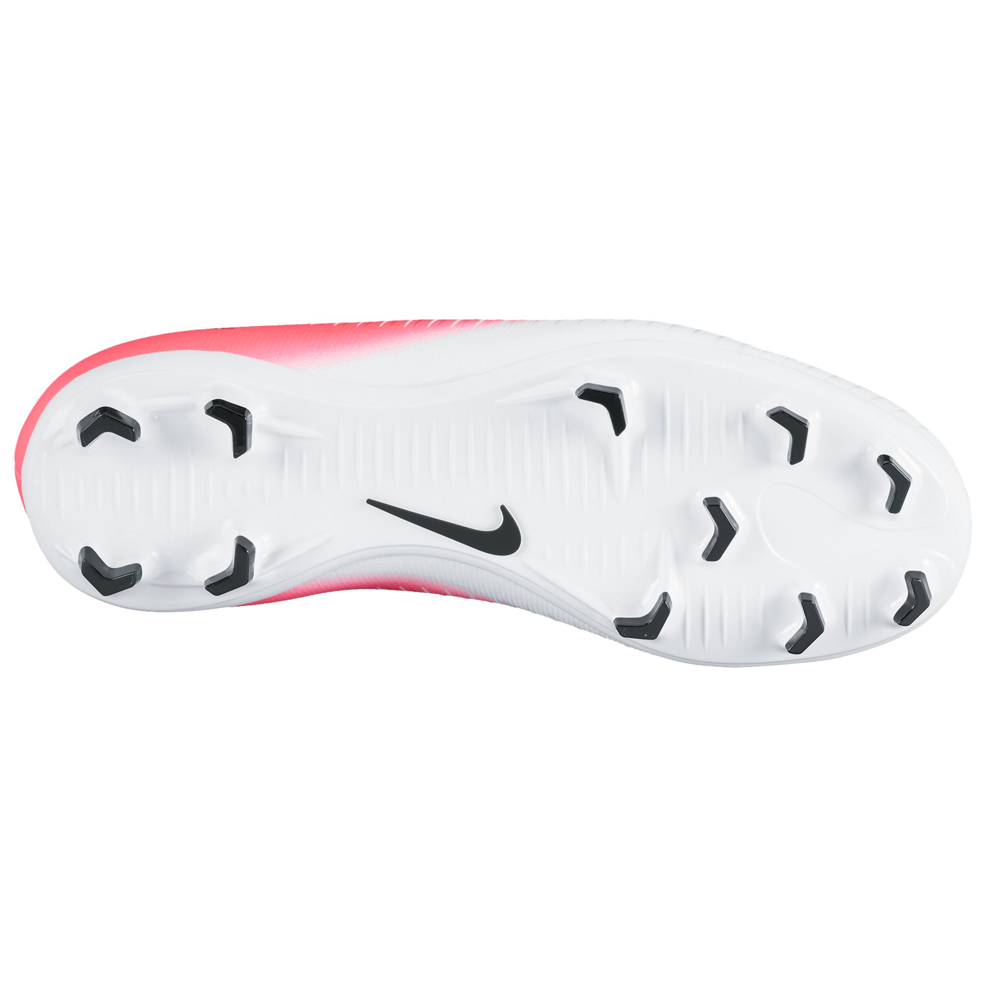 pink and white nike boots