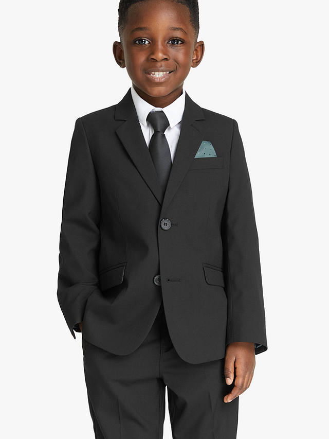 John Lewis Heirloom Collection Kids' Black Suit Jacket, Black