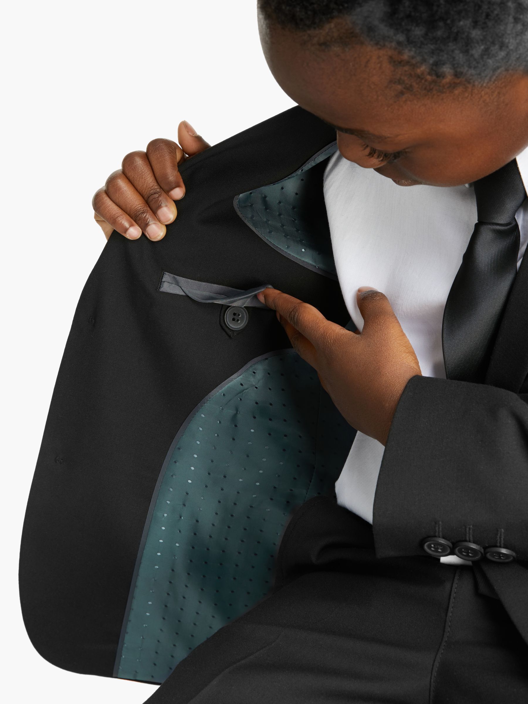 Buy John Lewis Heirloom Collection Kids' Black Suit Jacket, Black Online at johnlewis.com
