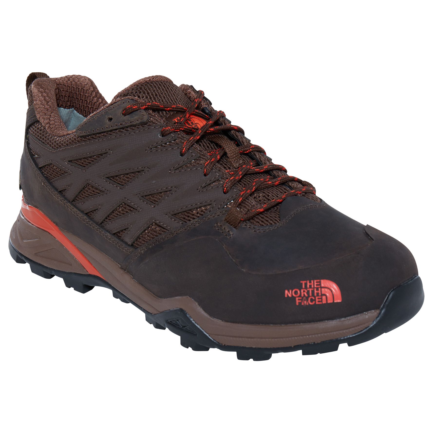 The North Face Hedgehog GTX Men's Waterproof Hiking Boots, Black/Brown, 10