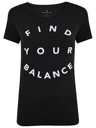 Manuka Balance Yoga T-Shirt, Black