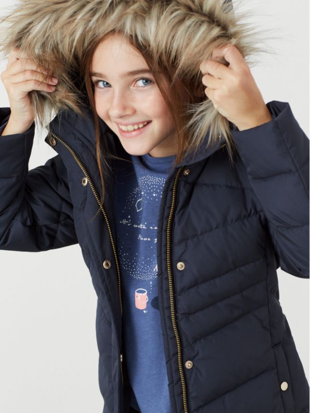 Girls water sales resistant coat