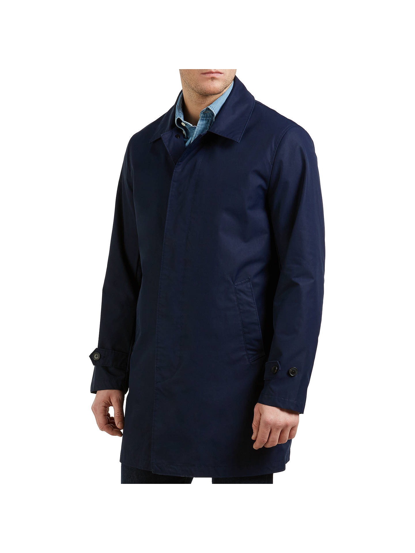 Gant 'The Raincoat', Navy at John Lewis & Partners