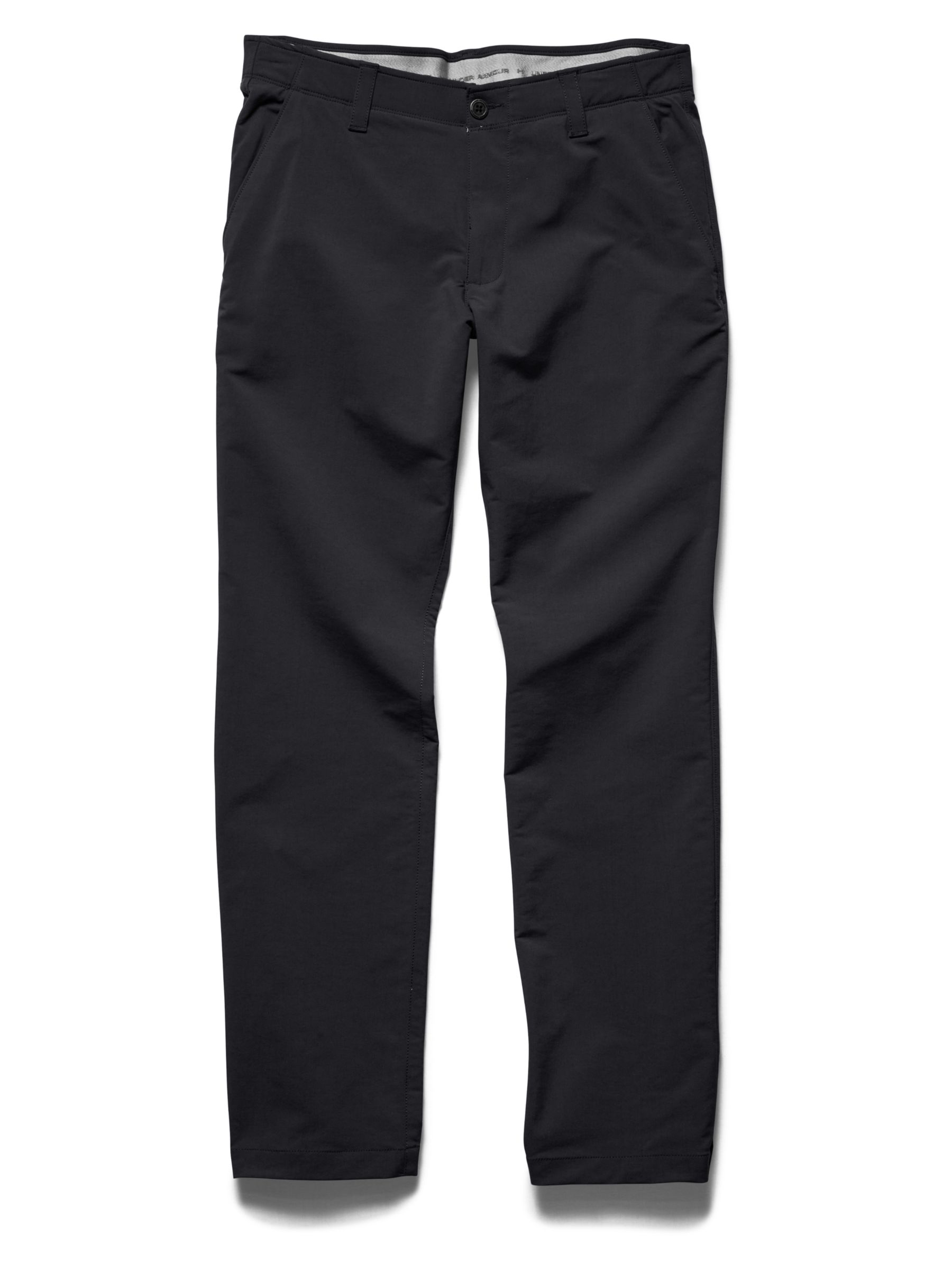 under armour black golf trousers