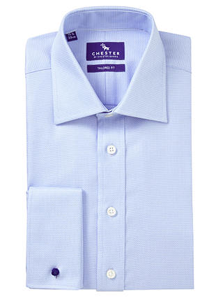 Chester by Chester Barrie Jacquard Tailored Fit Shirt