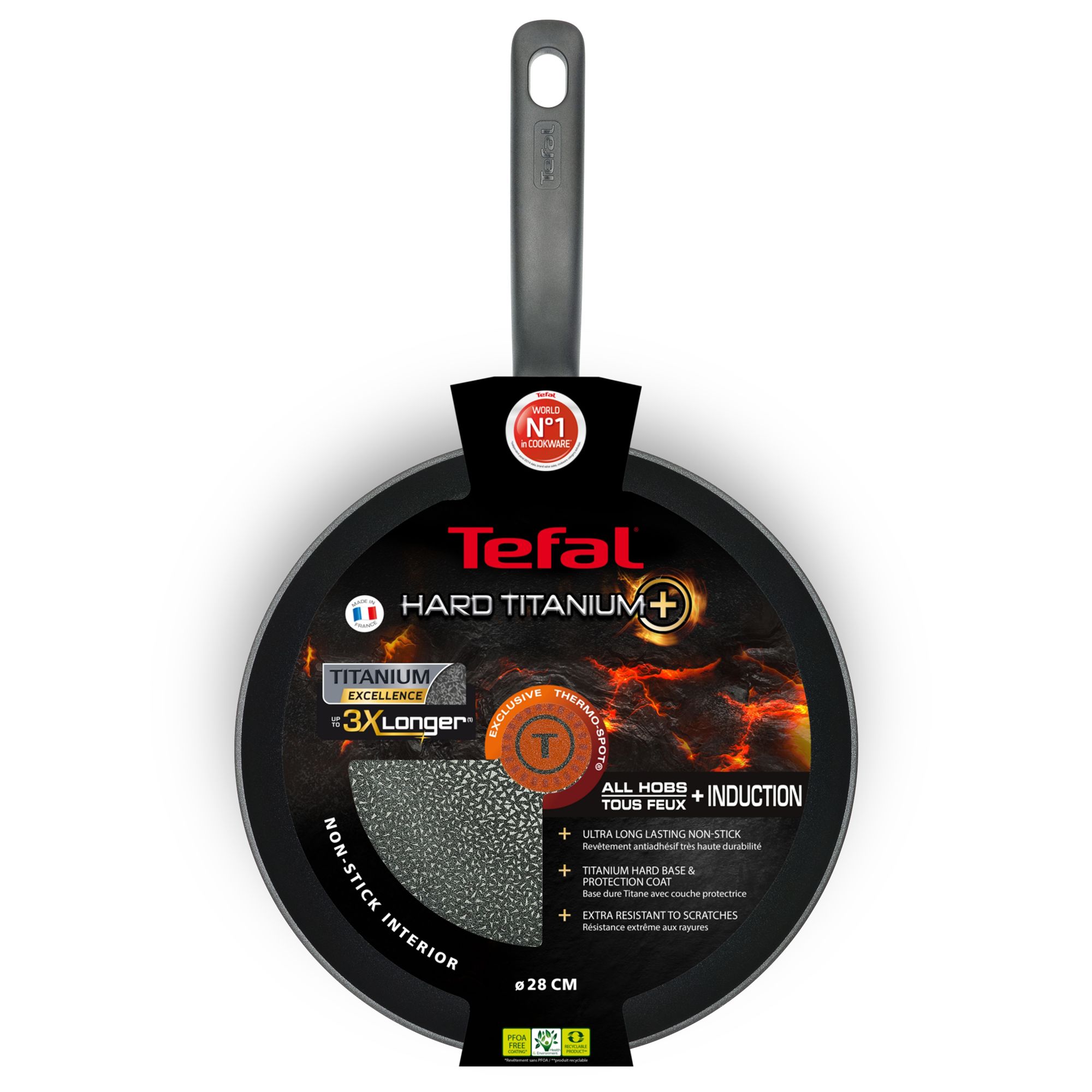 gemakkelijk Factuur boeket Tefal Hard Titanium Non-Stick Frying Pan