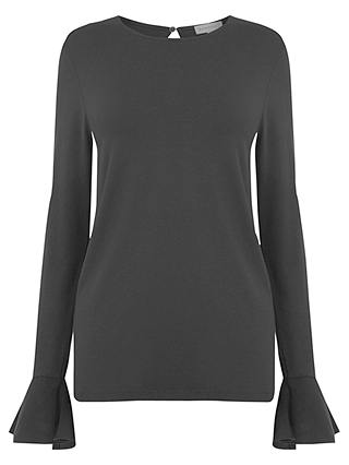Warehouse Fluted Sleeve Top