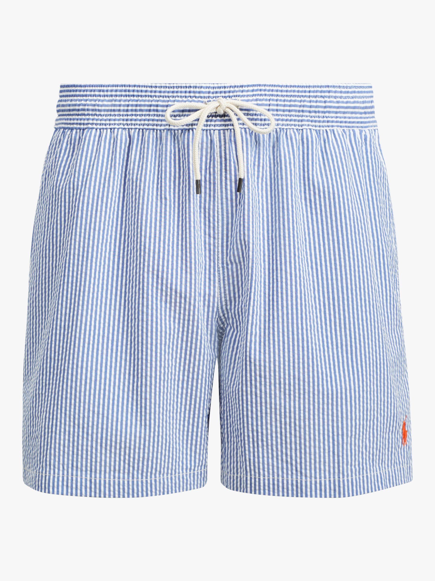 ralph lauren striped swim shorts
