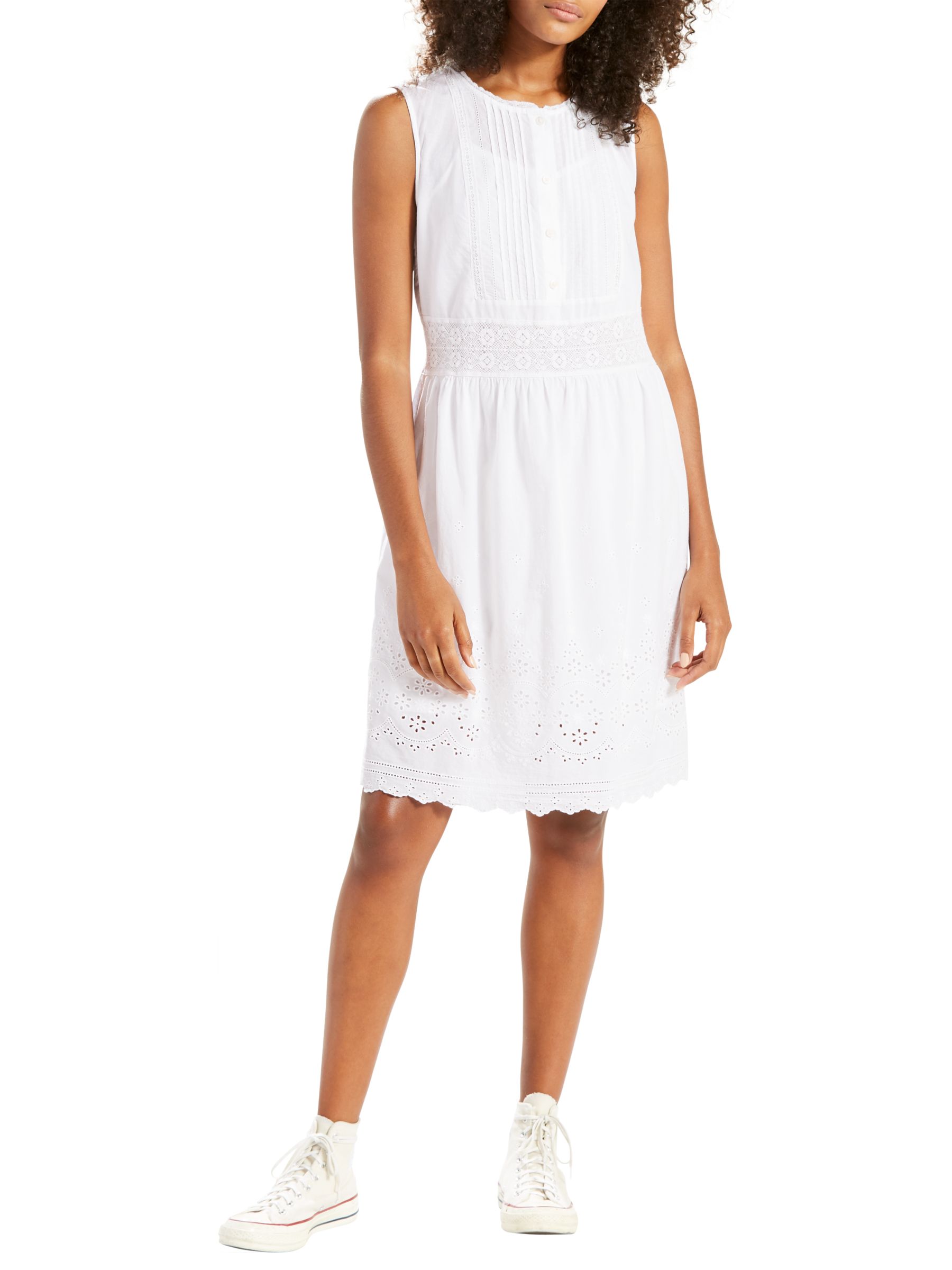 levis white dress