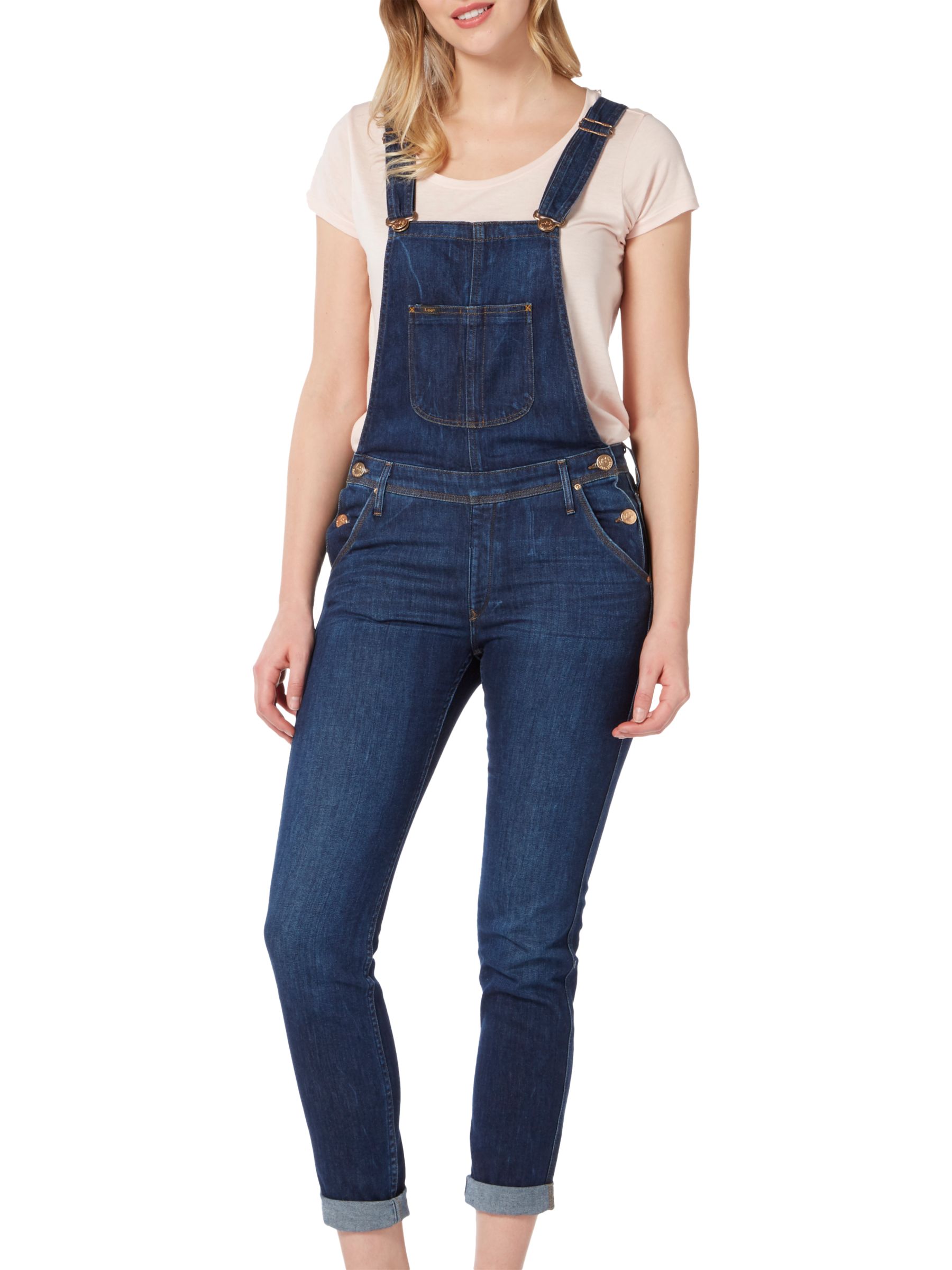 Lee Relaxed Bib Dungarees at John Lewis & Partners