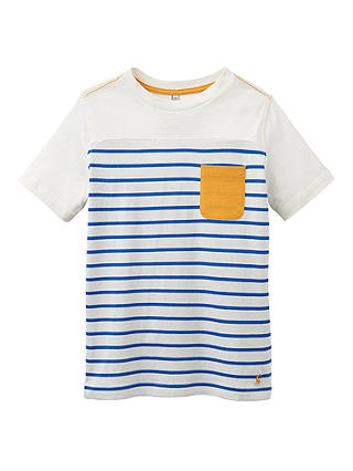 Little Joule Boys' Olly Striped Jersey T-Shirt