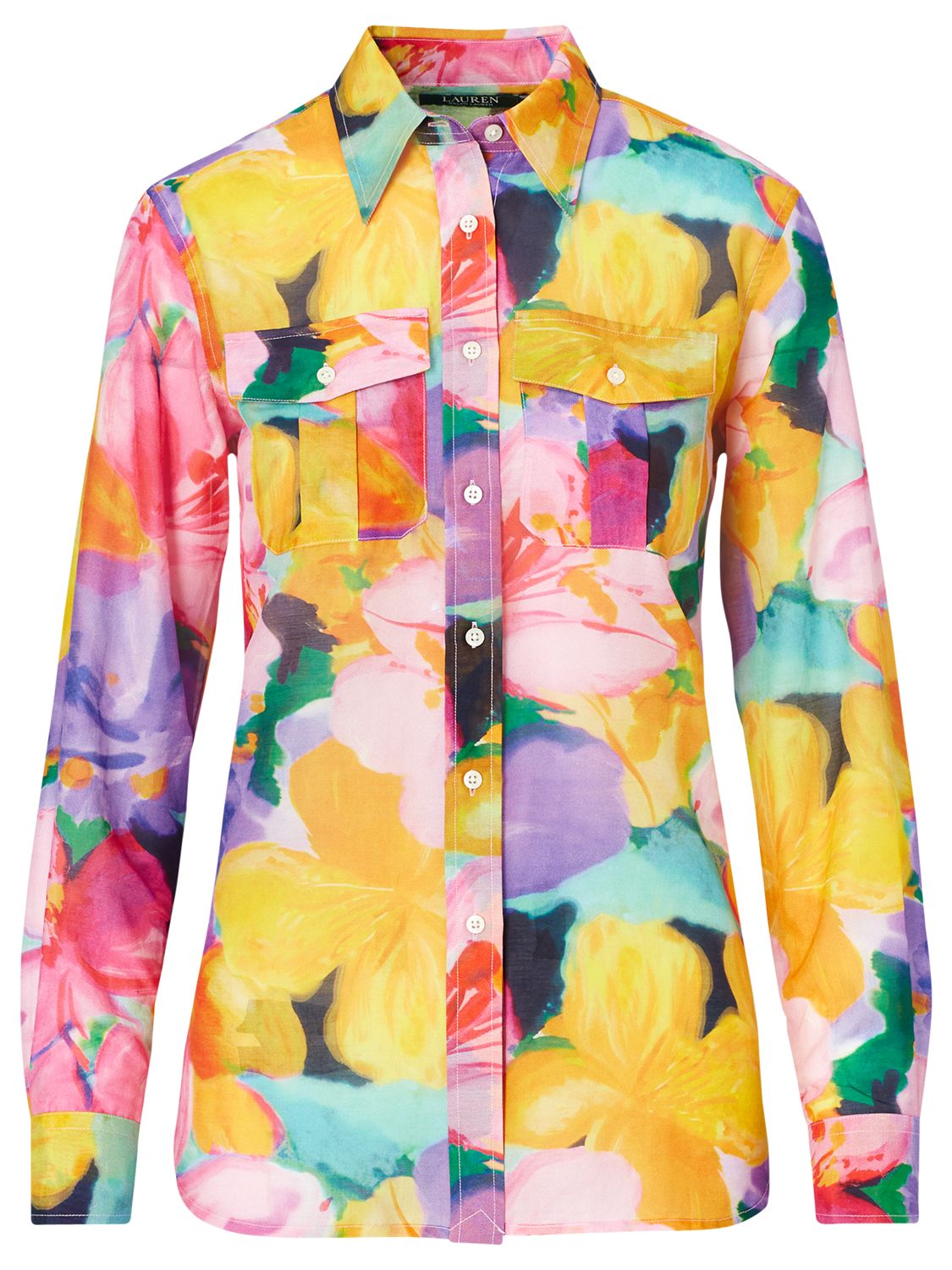 ralph lauren floral shirt womens