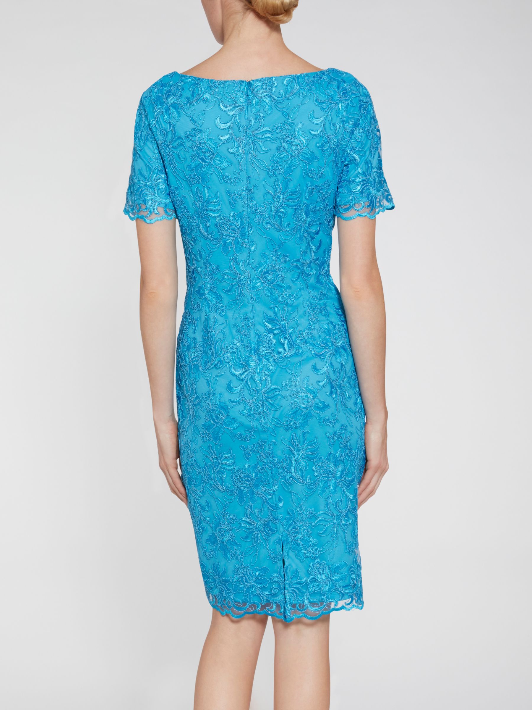 Gina Bacconi Embroidered Corded Dress at John Lewis