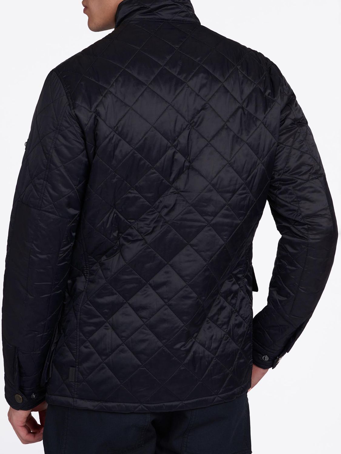 Barbour Ariel Profile Quilted Jacket, Navy at John Lewis & Partners