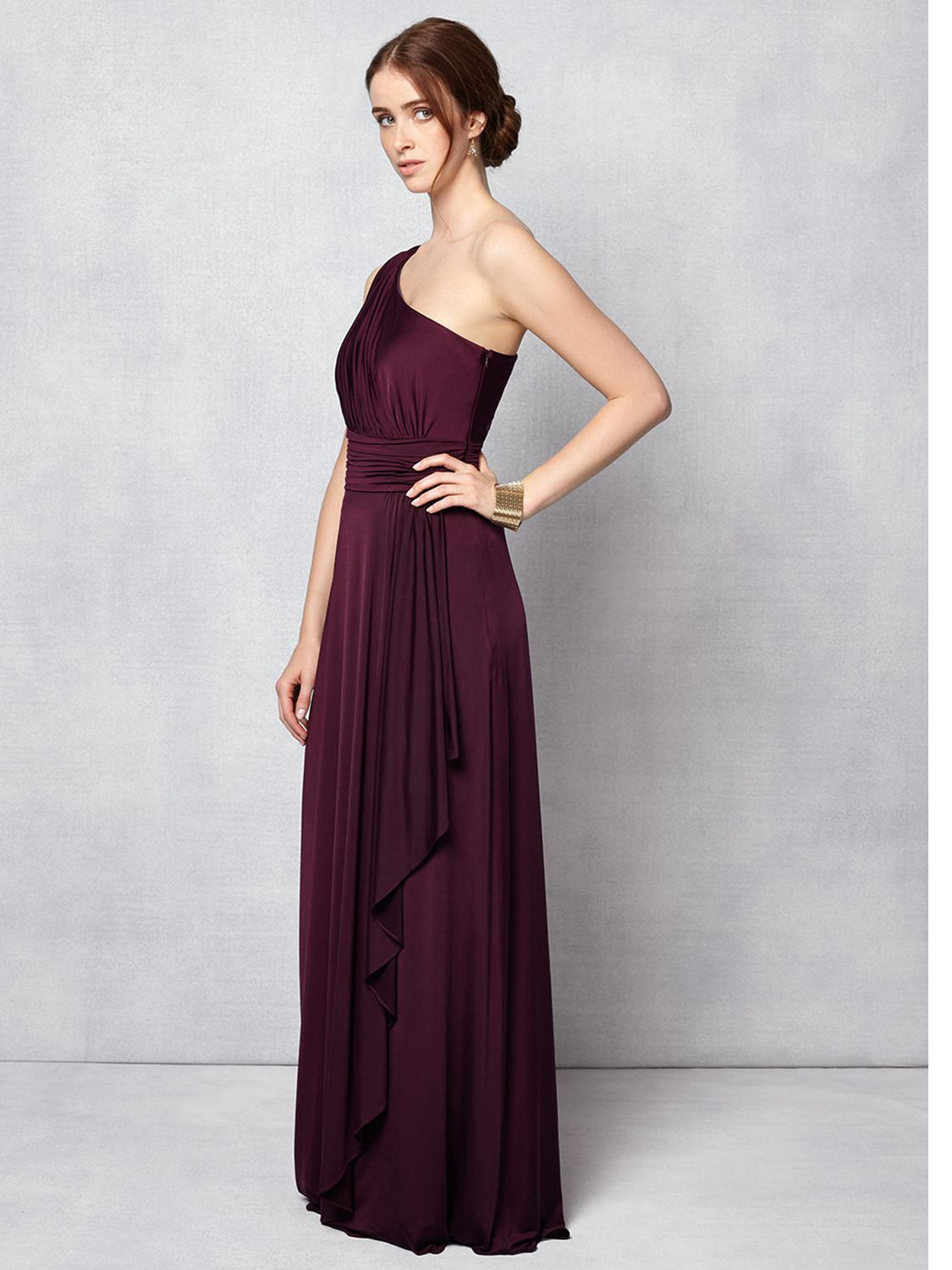 Phase Eight Saffron One Shoulder Maxi Dress