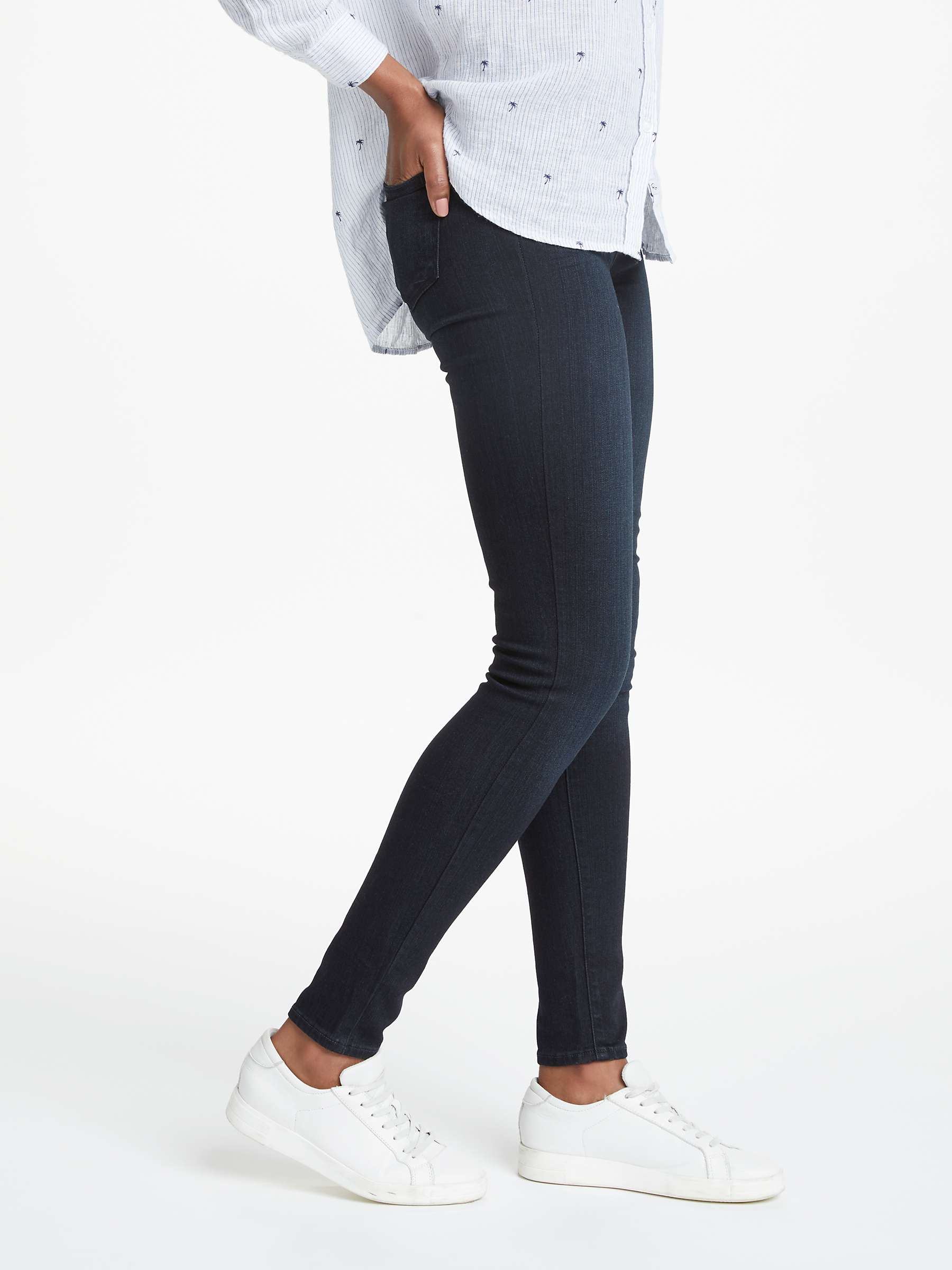 Buy PAIGE Margot High Rise Ultra Skinny Jeans, Tonal Mona Online at johnlewis.com