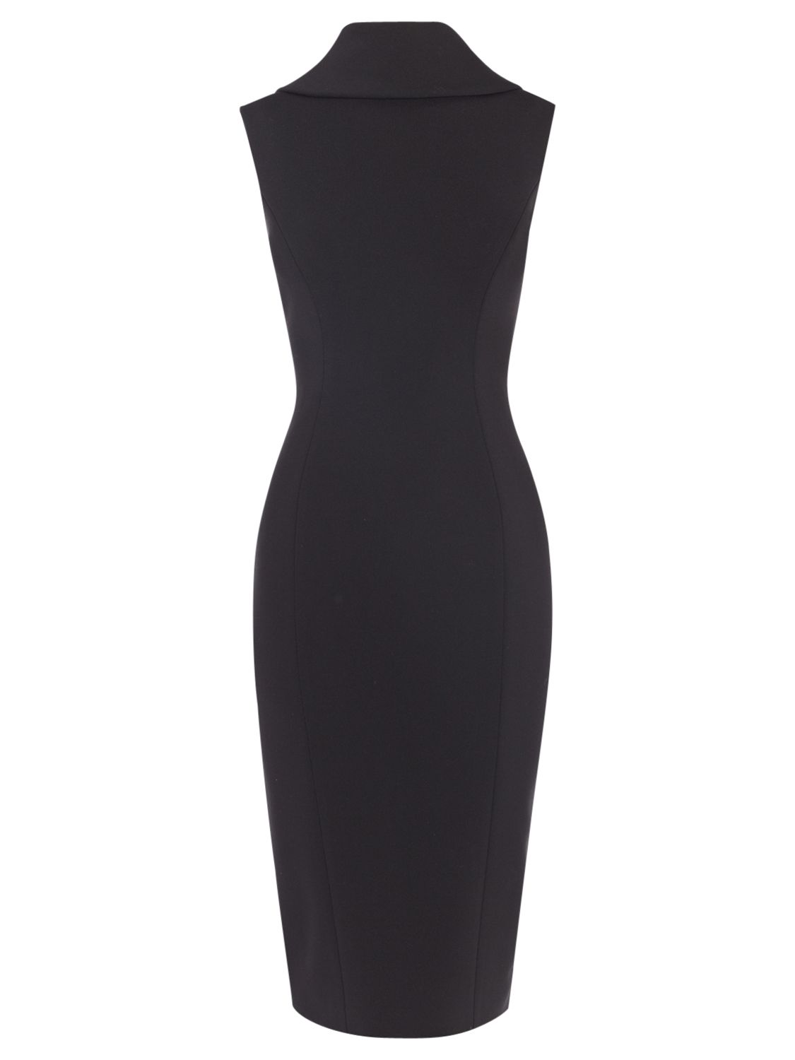 Karen Millen High Neckline Pencil Dress, Black