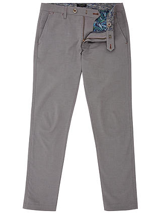 Ted Baker Clydesy Mini Design Trousers, Grey