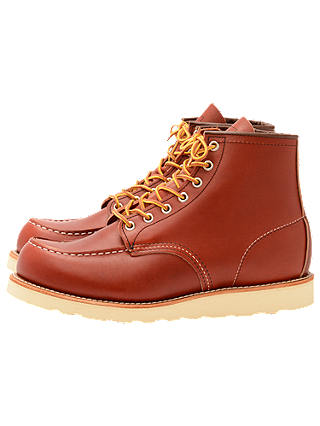 Red Wing 8131 Moc Oro-russet Portage Toe Boot, Red