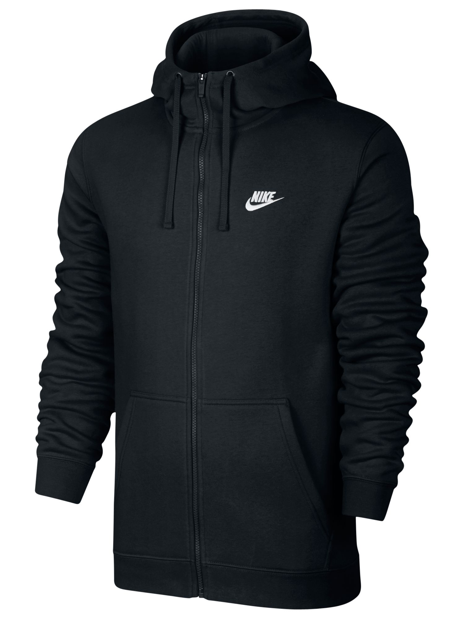 Nike Sportswear Hoodie, Black/White, L