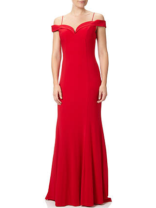 Adrianna Papell Off Shoulder Mermaid Gown
