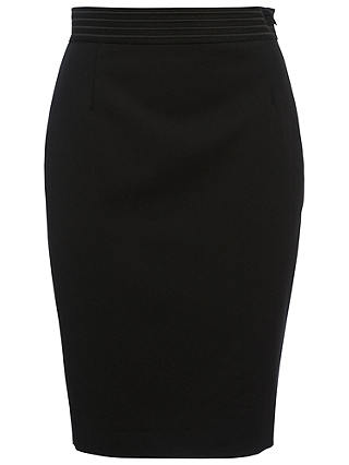 French Connection Glass Stretch Pencil Skirt, Black