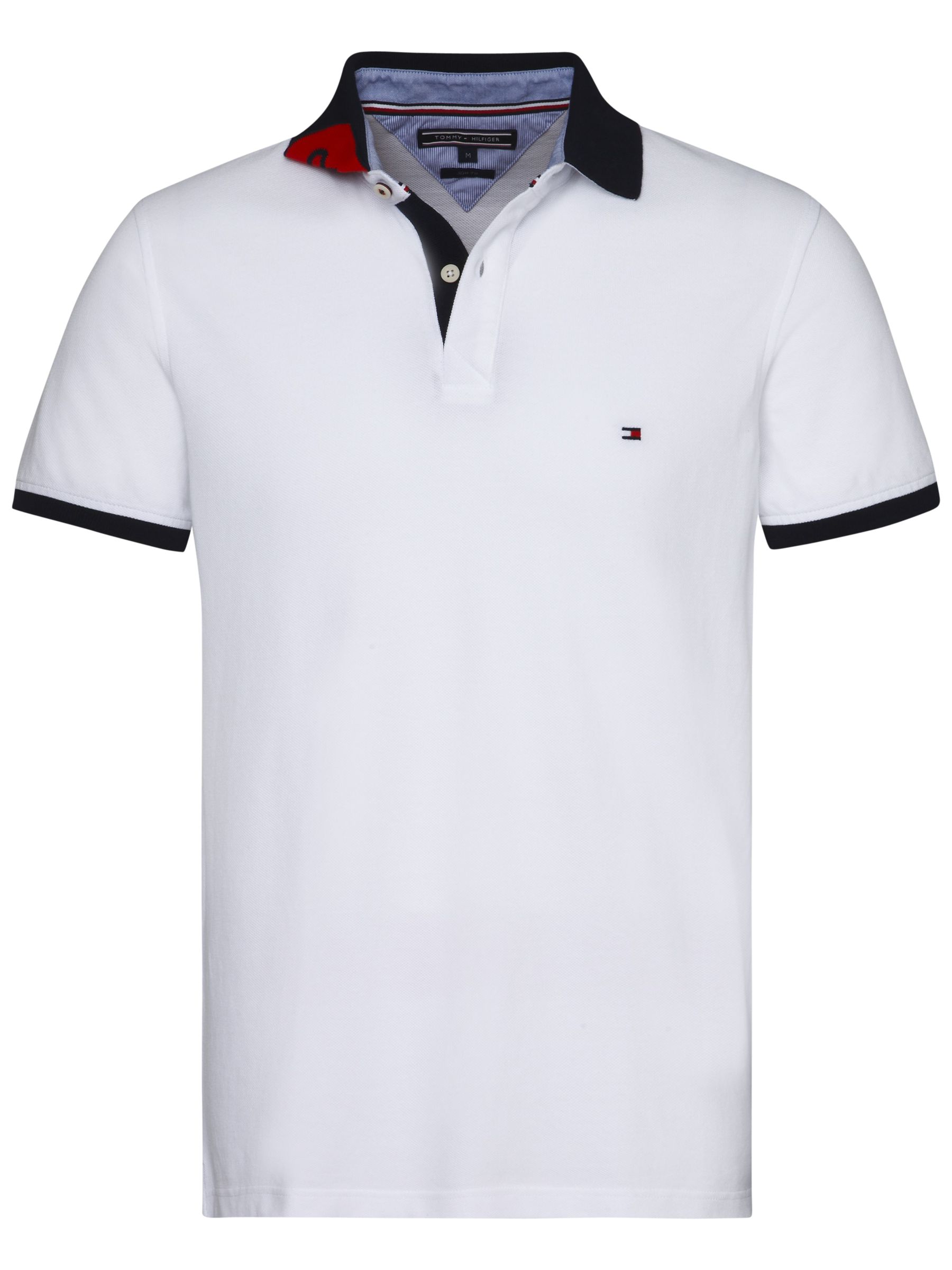 white polo tommy hilfiger