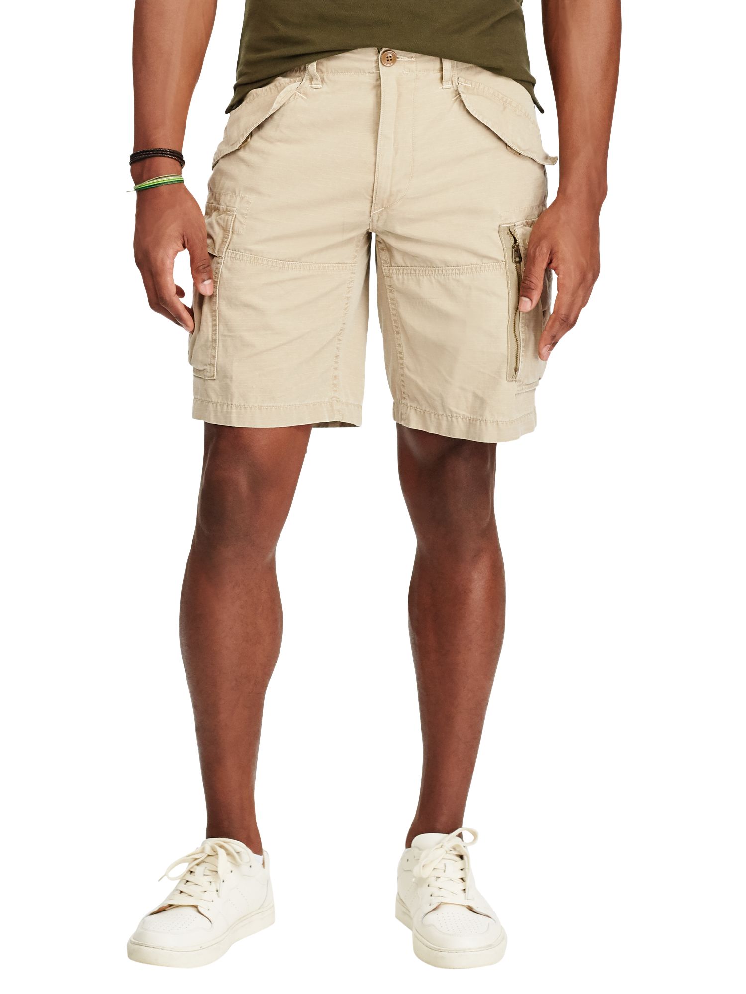 Mens Clothing Shorts Cargo shorts Polo Ralph Lauren Stretch Slim Fit Cargo Shorts in Vintage Khaki Natural for Men 