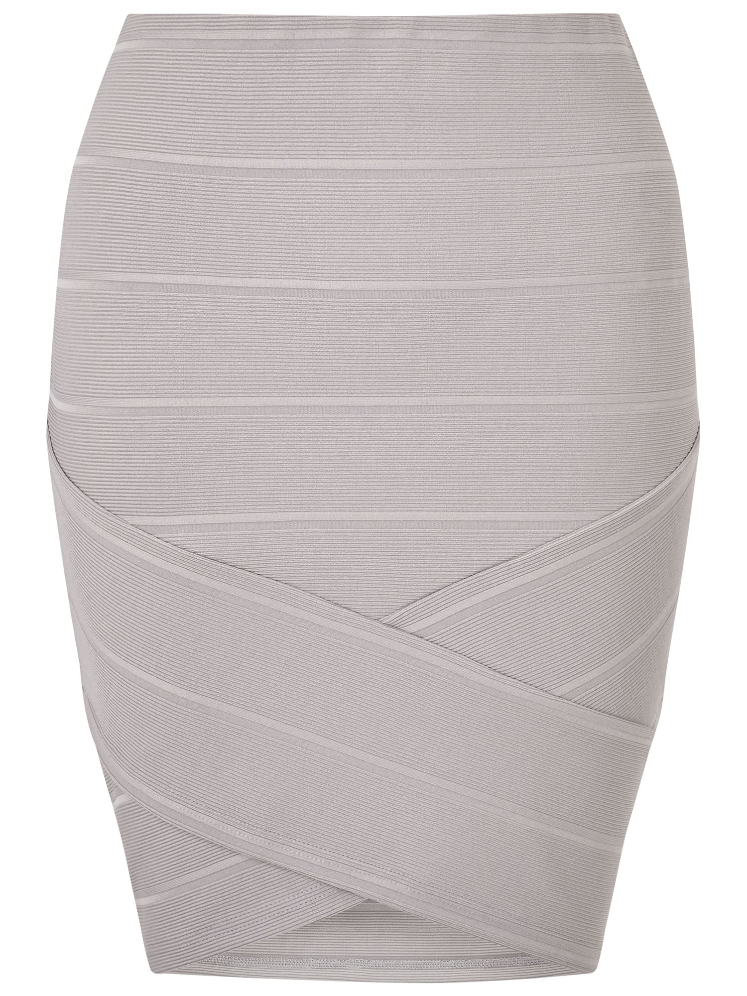 Miss Selfridge Bandage Mini Skirt, Grey