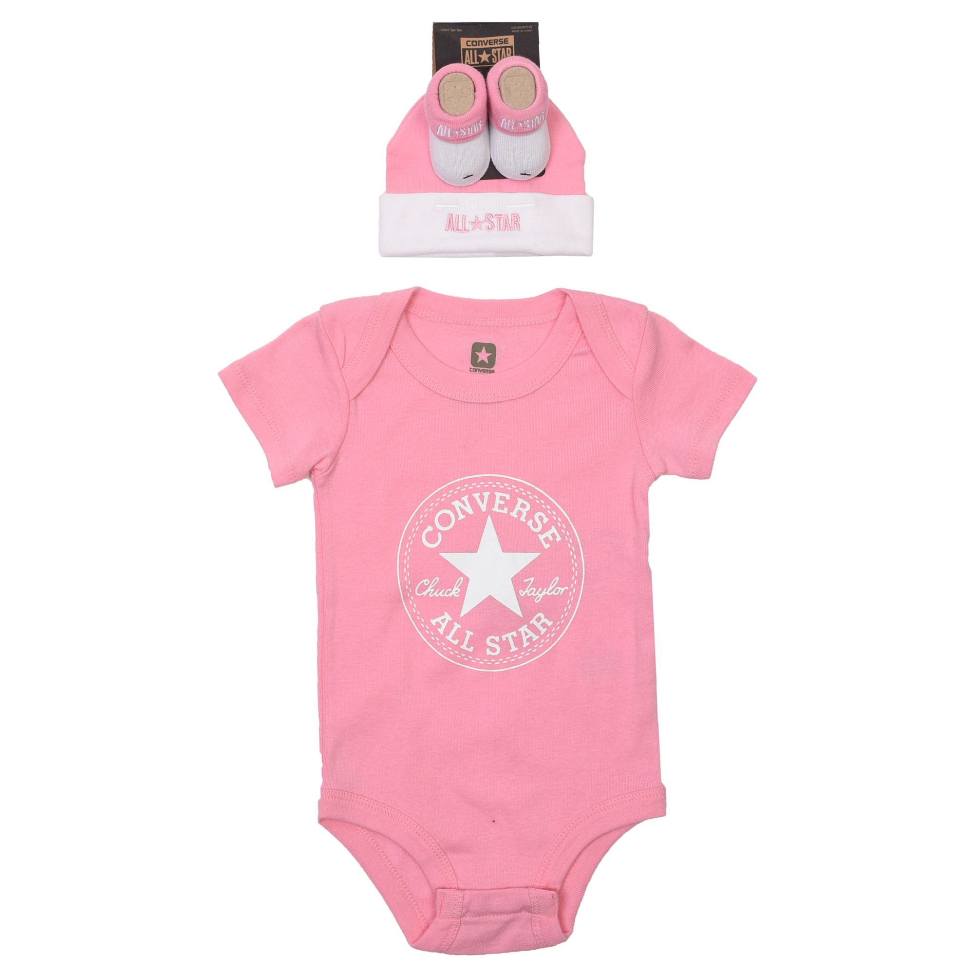 Converse Baby 3 Piece Bodysuit, and Gift Set
