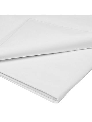 John Lewis Specialist Temperature Balancing 400 Thread Count Cotton Flat Sheet, Single, White